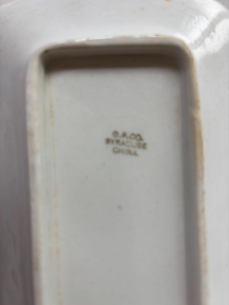 Vintage Masonic Temple Rectangular Tray - Syracuse China