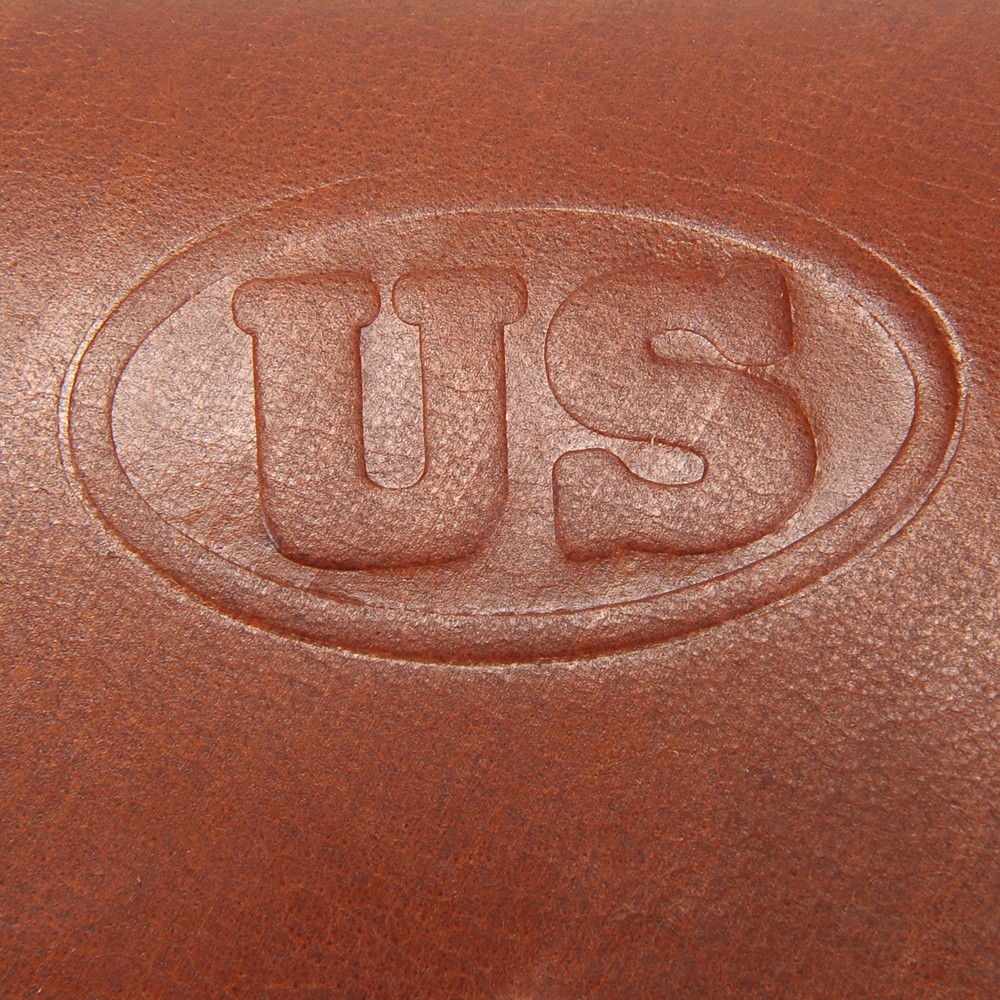 US WW2 M1916 Colt 1911 .45 Holster and Ka-Bar Sheath Premium Drum Dyed Leather