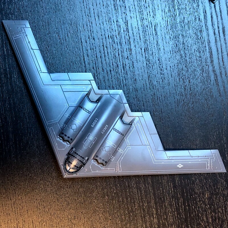 1/200 Scale Alloy Aircraft B2A Phantom Strategic Bomber Finished Metal Model