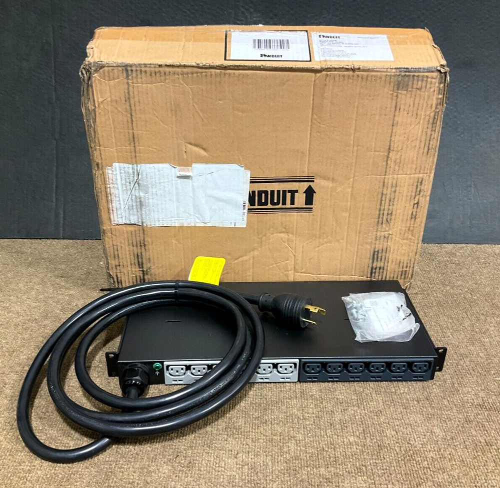 Panduit Basic PDU 208 volt P12B47M ✅ ❤️️ ✅ ❤️️ ✅ NEW IN BOX ✅ ❤️️ ✅