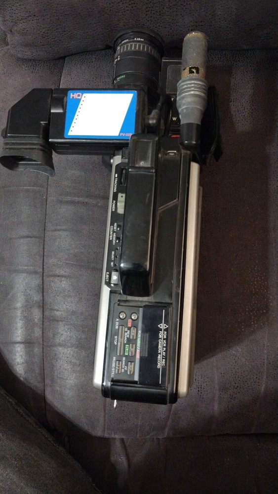 vintage record camera