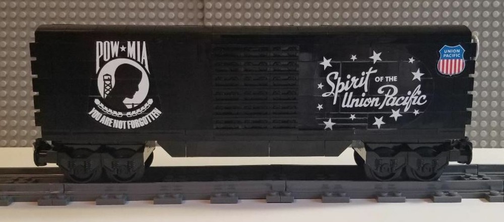 Custom Train Union POW-MIA Boxcar -PLEASE READ ITEM DESCRIPTION-