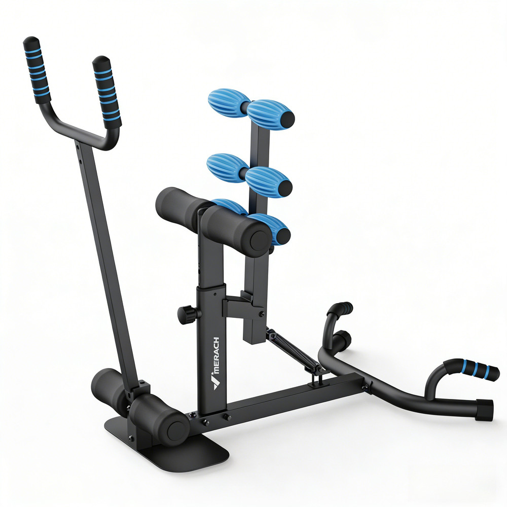 MERACH Deep Squat Adjustable Machine Glute Trainer Core Leg Workout for Home Gym
