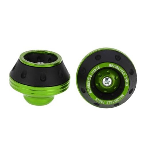 Motorcycle Front Fork Frame Sliders Falling Protection Wheel Crash Green