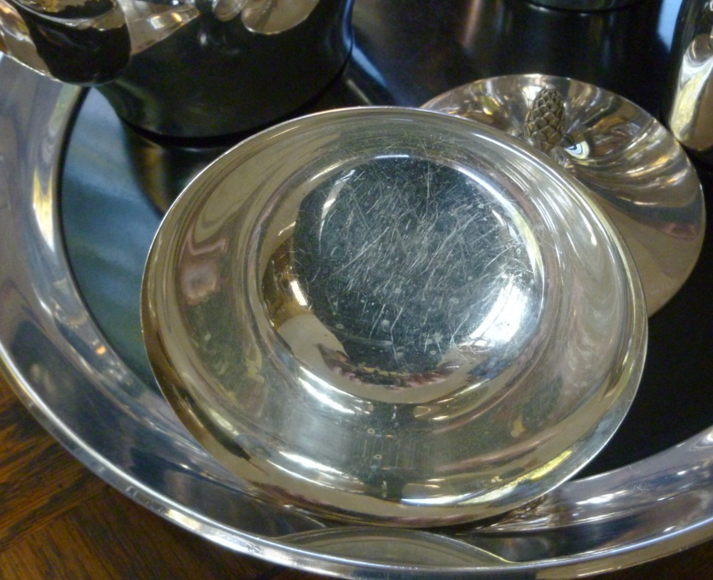 Gorham Paul Revere Silverplate Coffee & Tea Service 5 Piece Set