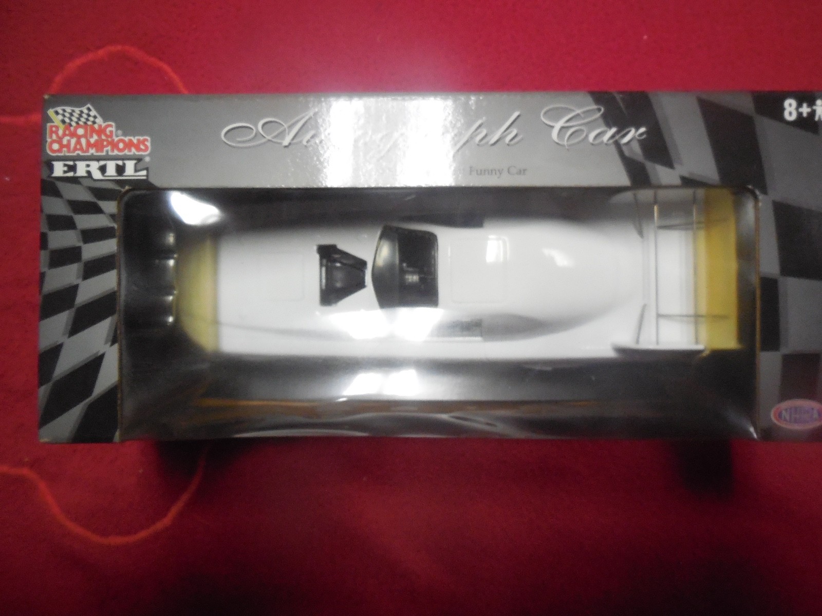 Racing Champions 1:24 scale all white Ford Mustang Funny Car "Autograph" car