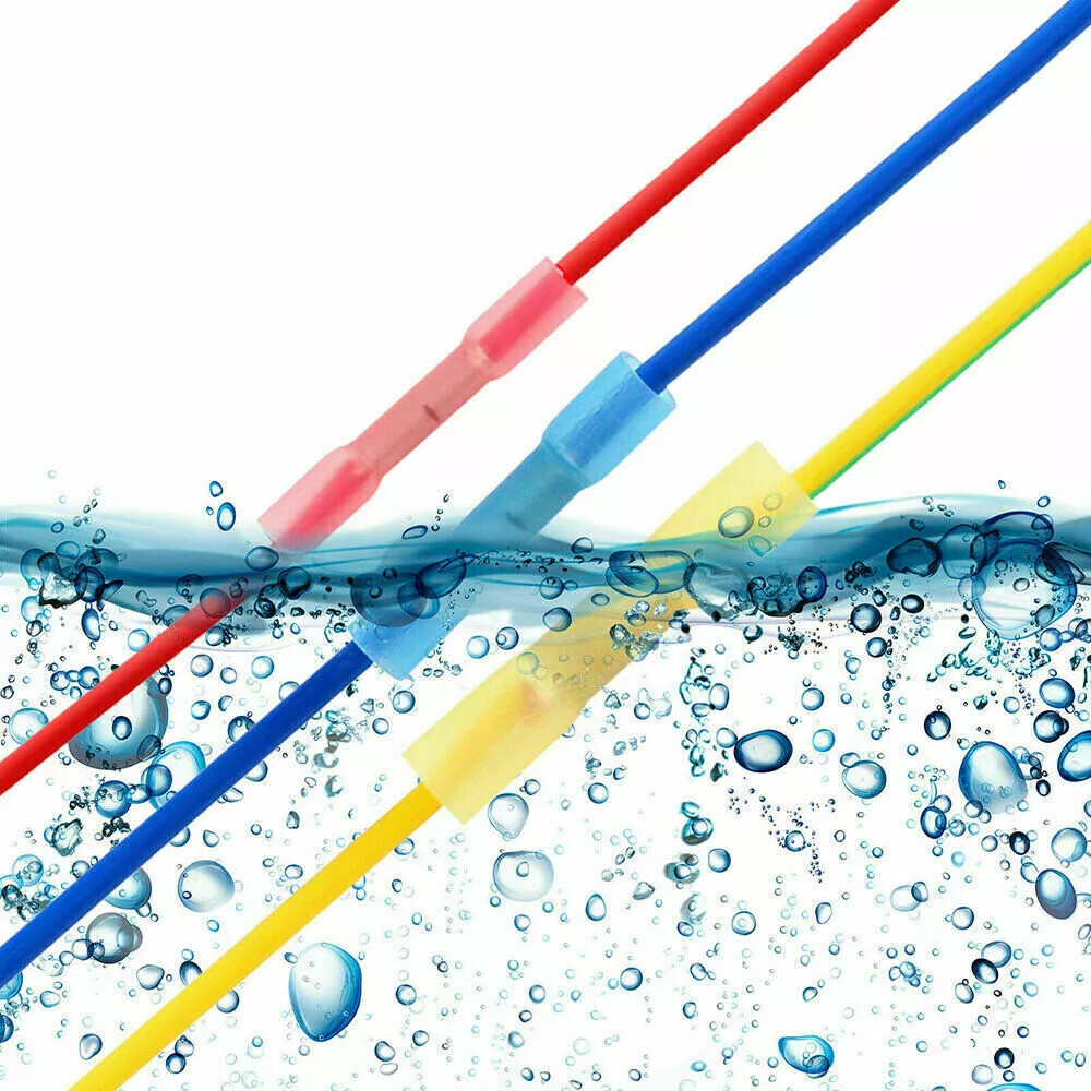 Waterproof Heat Shrink Butt Connectors Marine Crimp Wire Splice Terminals kit