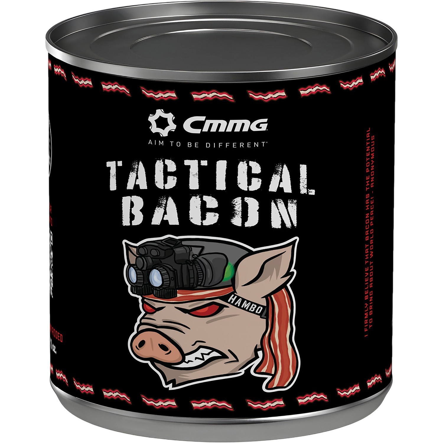 CMMG Tactical Bacon, 70-80 Slices, 12 oz Can #13401B9