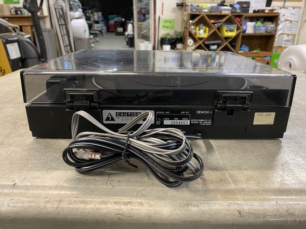 Denon DP-7F Quartz Full Automatic Direct Drive Turntable - SHOWN WORKING
