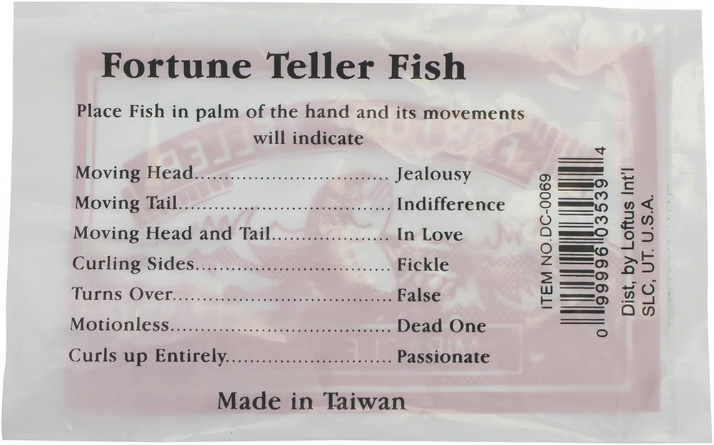 Fortune Teller Miracle Fish -144 Fortune Telling Fish