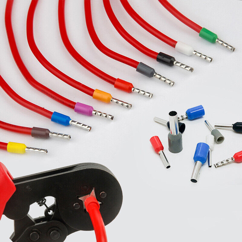 Cable Cord End Terminals, Single Entry Bootlace Ferrules Terminal 0.5mm² - 16mm²