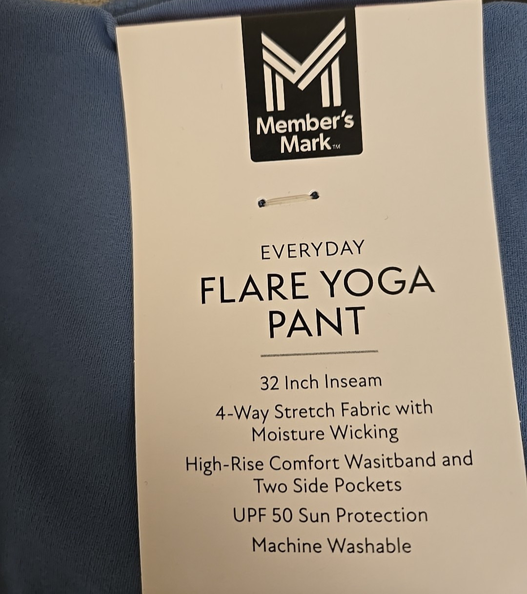 Member's Mark Everyday Flare Yoga Pant - NWT! Variety of Colors & Sizes
