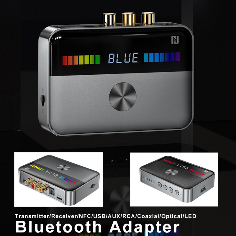 Long Range Bluetooth Transmitter Receiver Wireless Home Car Stereo Audio Adapter