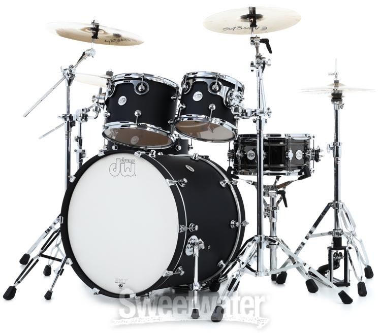 DW Design Series 4-piece Shell Pack - Satin Black