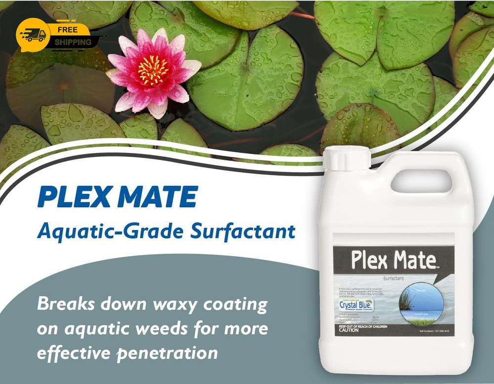 Plex Mate Aquatic Surfactant for Herbicides – Quart- Non-Ionic, Increase Product