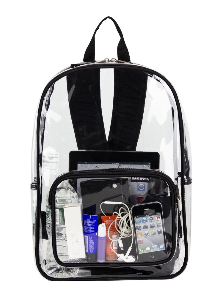 Clear Backpack, Black