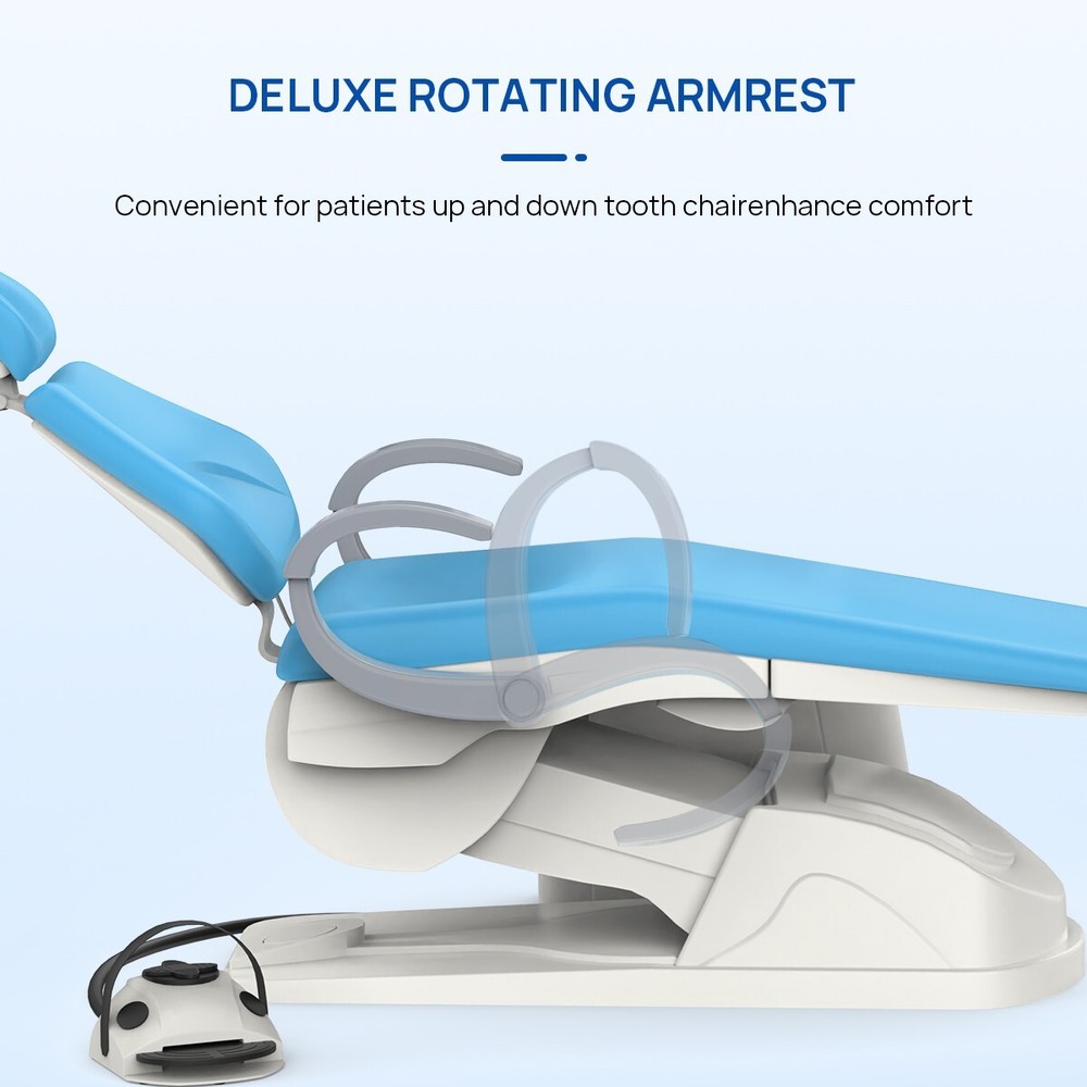 Automatic Dental Chair Unit Computer Controlled DC Motor PU Hard/Delivery Unit