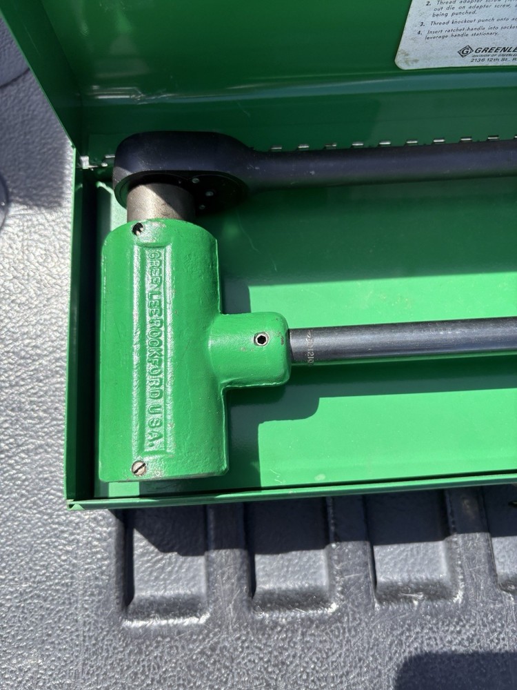Greenlee 1804 Ratchet Knockout Punch Driver