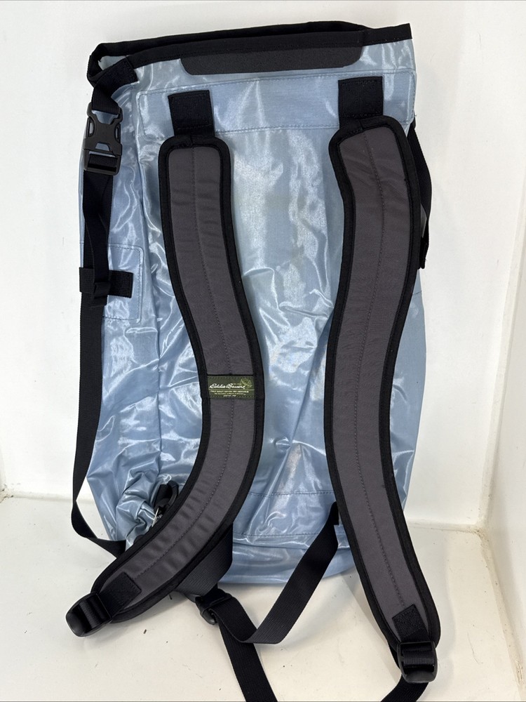 Eddie Bauer Dry Bag Roll Top Backpack, Light Blue 20"