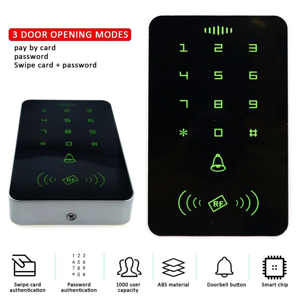 Intelligent Door Lock+RFID Card Reader Security Password Keypad Entry Access