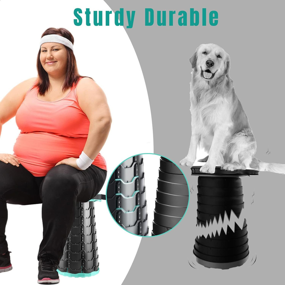 Collapsible Stool Thickened, Portable Foldable Chair, Retractable Stool for Fish