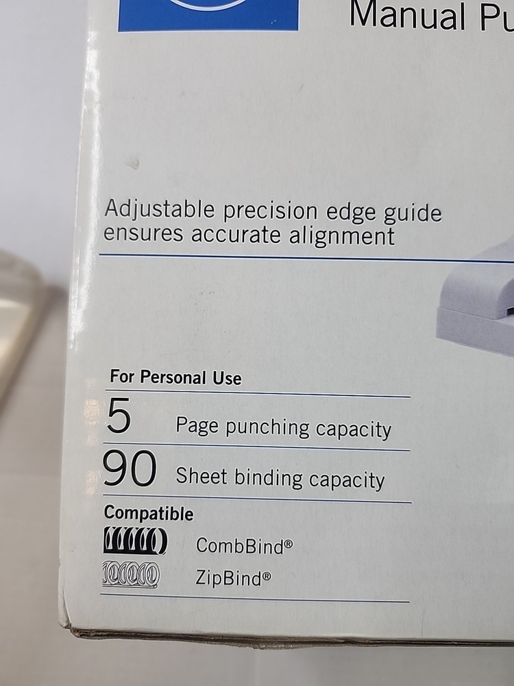 GBC CombBind C55 Manual Punch & Binding Machine w/ Box Office Document System