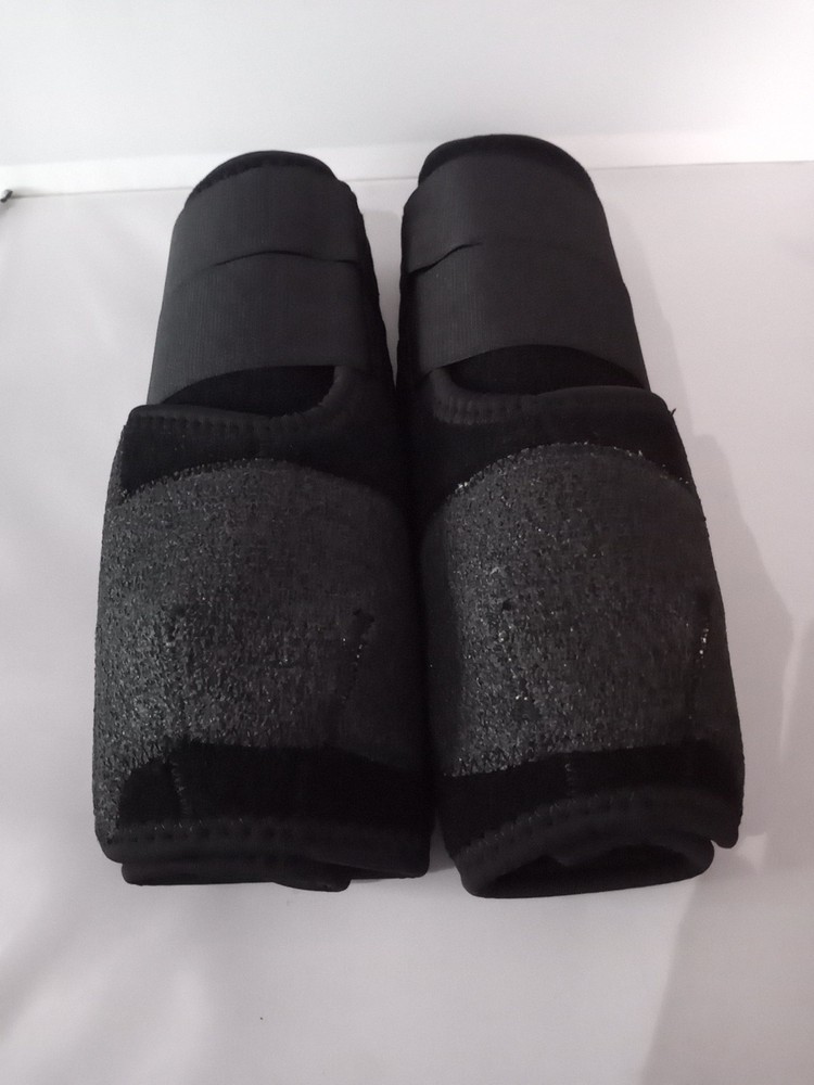 horses Protective Boots, Black, Hind,  front Medium