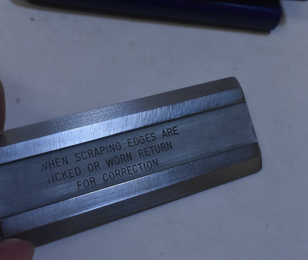 Precision Gage & Tool Co Mini Blade Edge Scraping Correction Tool Replacement