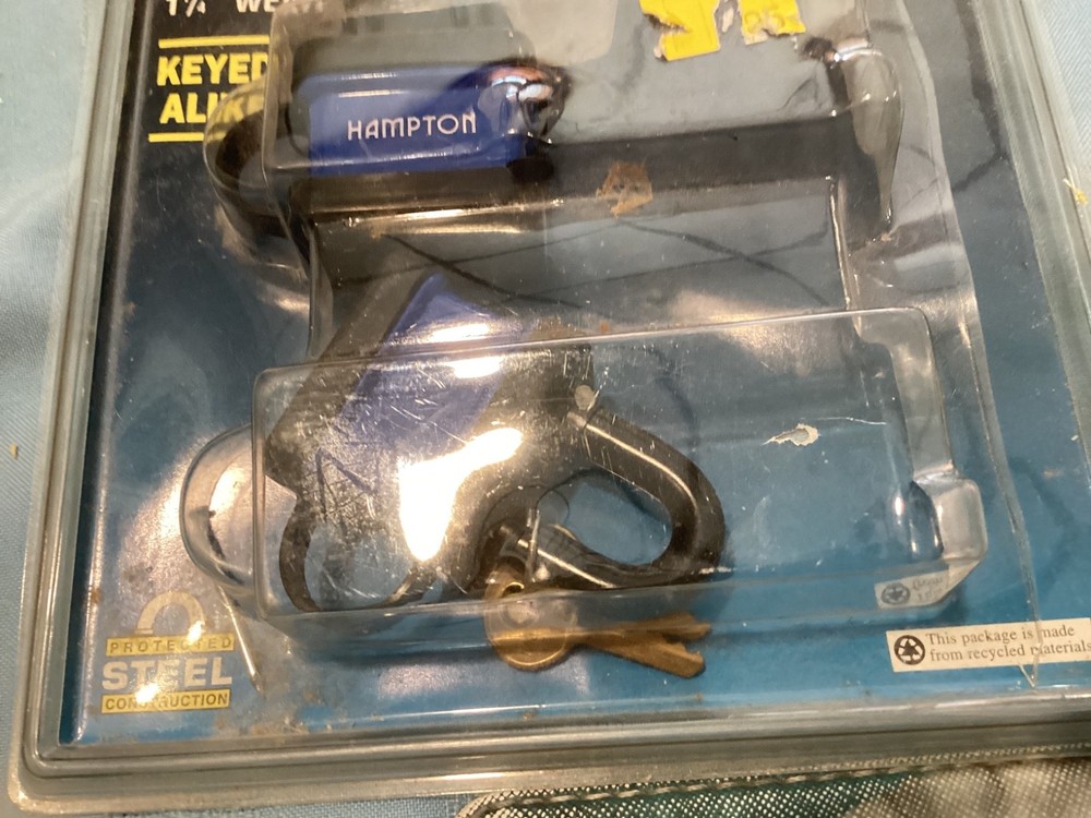2 Hampton Weatherproof Steel Locks MIP