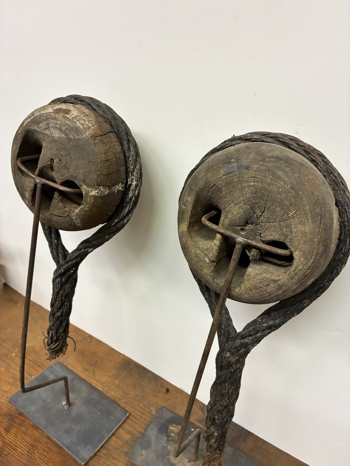 Dead Eye 19th Century Sailing Antique Nautical Rigging Great Lakes