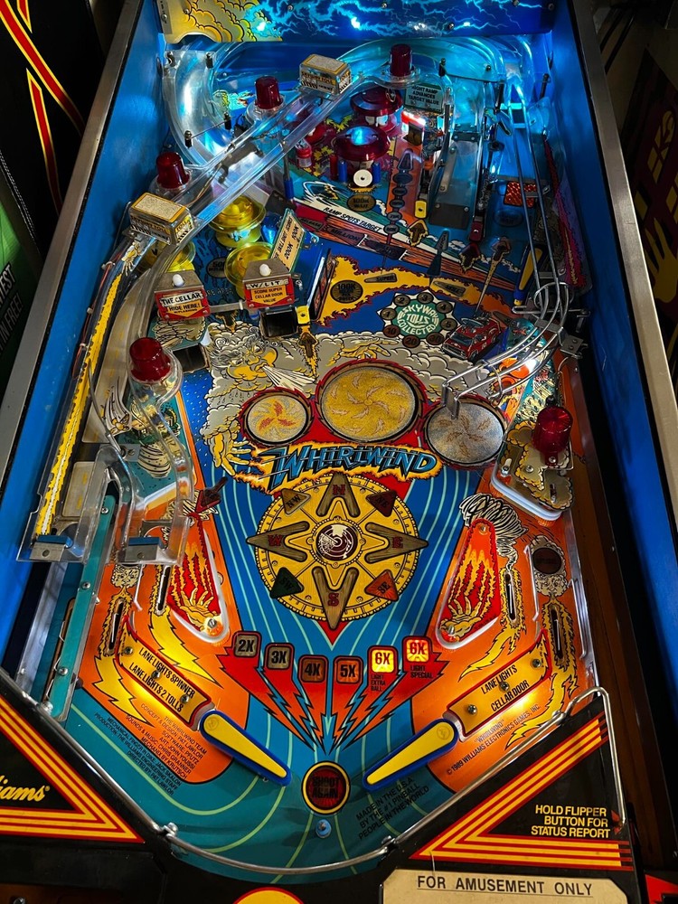Whirlwind pinball game