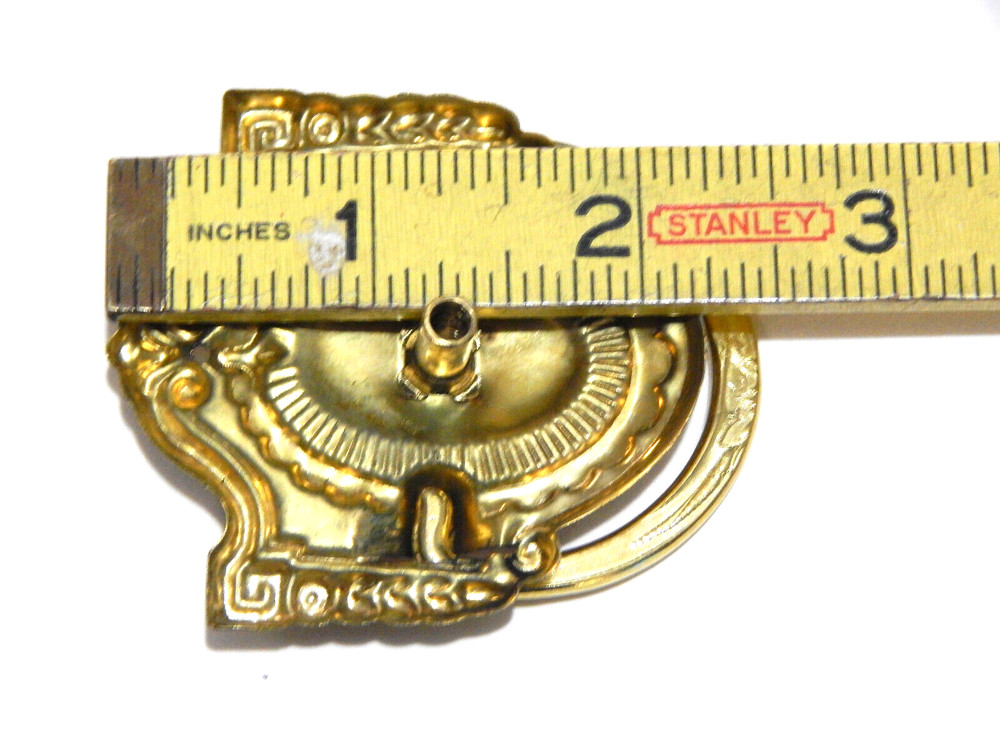 Colonial Revival Depression Shield Drawer Pulls Dresser Chest