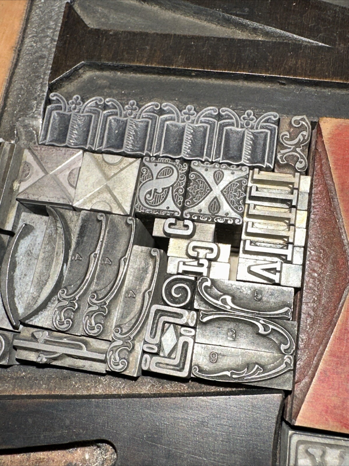 Printing Blocks Ornamentals Borders Dingbats. Wonderful Variety!! #54 Beautiful!