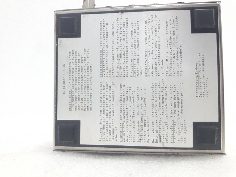 Elementa mV /µV - DEKADE IVD 1500 #NEW