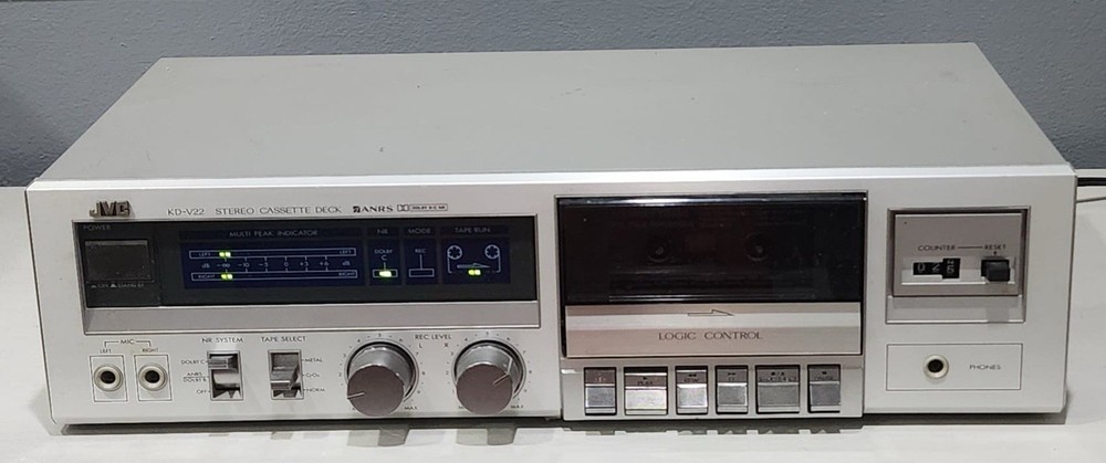 JVC KD-V22 Logic Control Cassette Deck (1983) Works