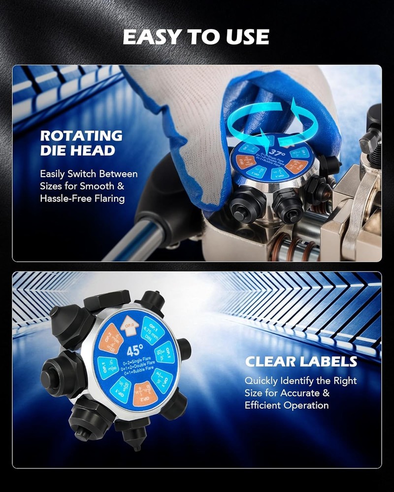 Brake Line Flaring Tool Kit Double Bubble Professional Set