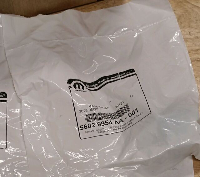 Genuine Mopar Rear View Camera 56029954AA