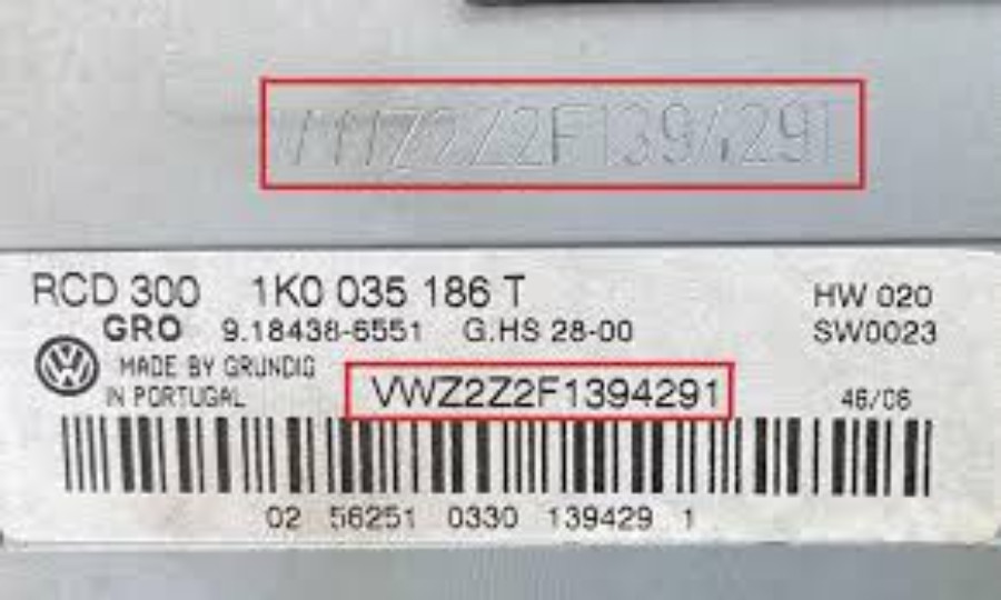 VW Stereo Radio Unlock Code Service – RNS510 RCD210