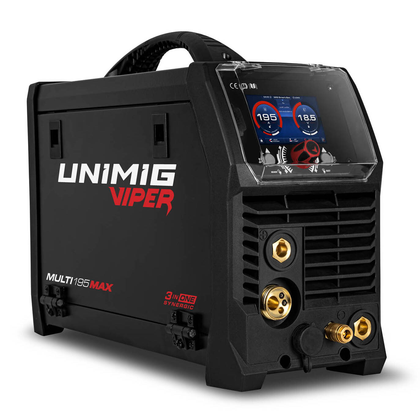 UNIMIG Viper Multi 195 Max Mig Tig Stick Welder + Trolley + Wire + Gloves + Rods