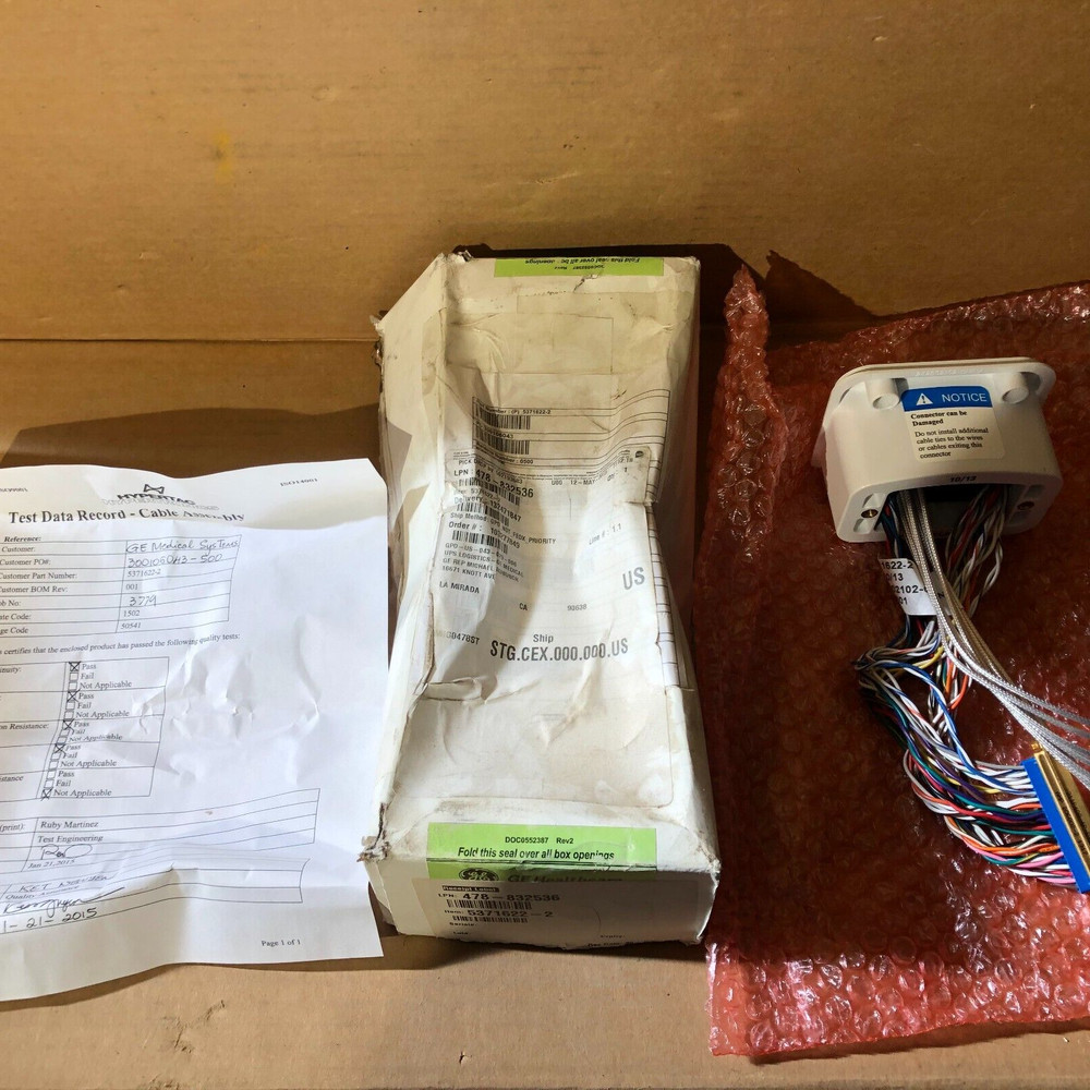 GE Model 5371622-2, B-BEZEL CABLE HARNESS, HYPERTRONICS,