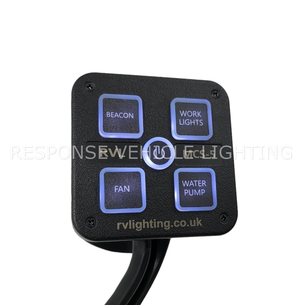 Control Switch Panel 12v 24v Amber LED lightbars Work Strobe Car Bracket Mount