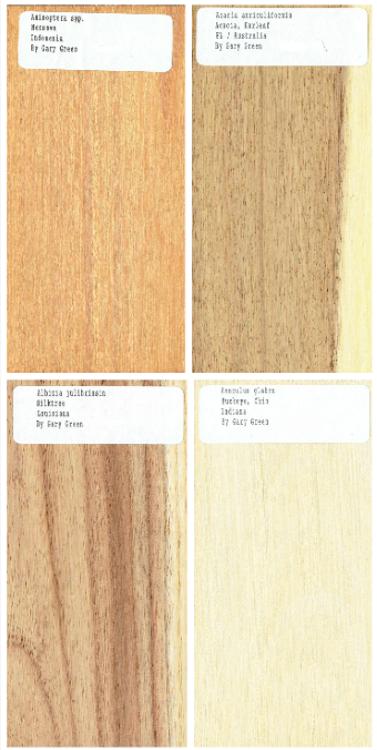 40 pc. Set of 1/2 x 3 x 6" Wood Samples for Collecting, Knife Scales, etc. Set 1