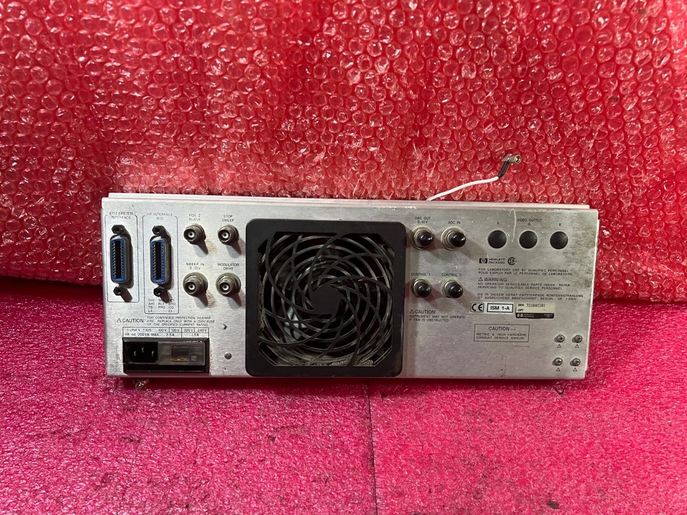 HP 8757E Scalar Network Analyzer ''Rear Panel''