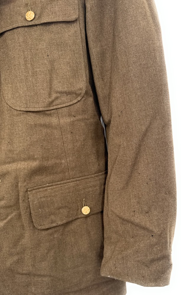 WWII Army Coat Jacket Brown