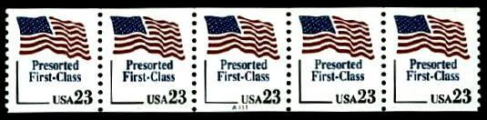 #2605 Flag   PNC5  Pl #A212  - MNH