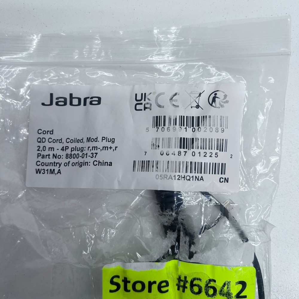 Jabra 8800-01-37 Audio Cable Adapter