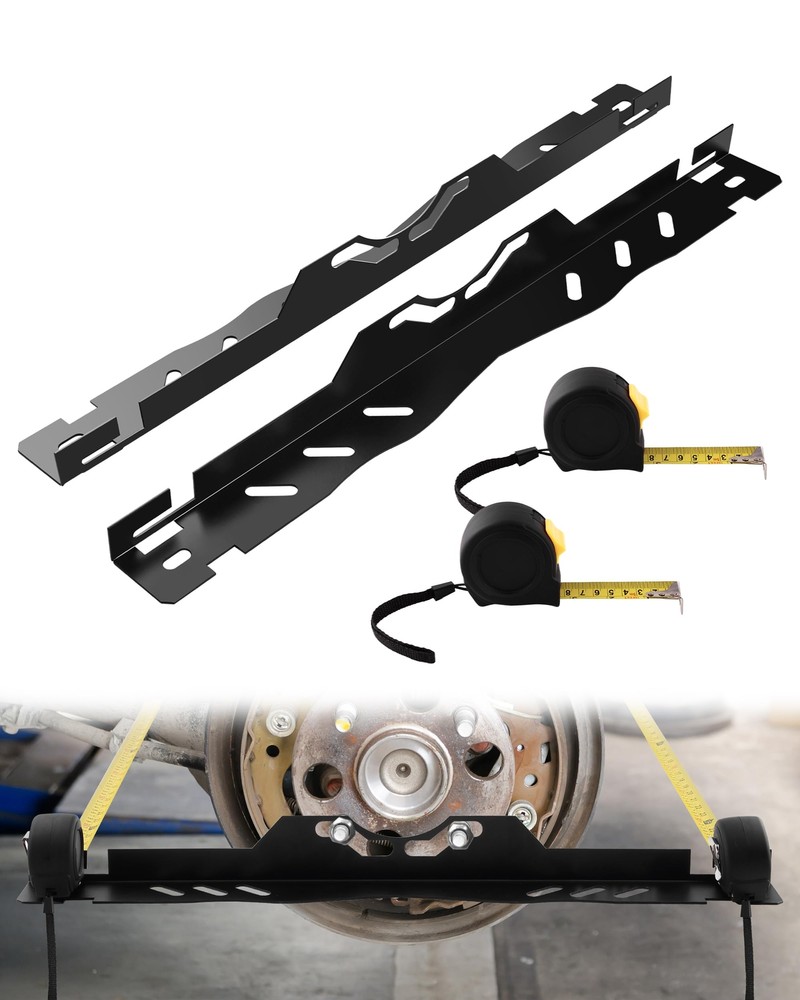 Toe Alignment Tool Plates 2pcs Wheel Alignment Tool Includes Two 5m Metal Tap...