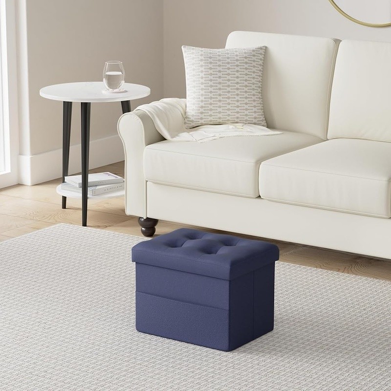 Multifunctional Storage Stool Portable Footrest Organizer Compact Spaces New