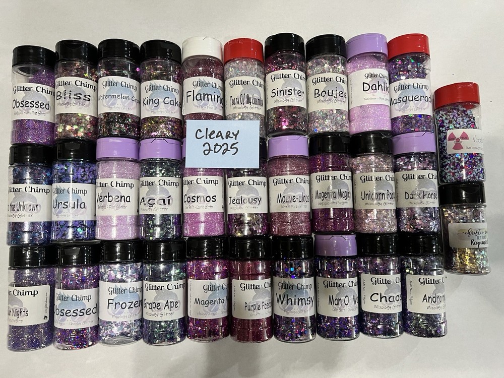 199 Bottles Mostly Glitter Chimp Glitter