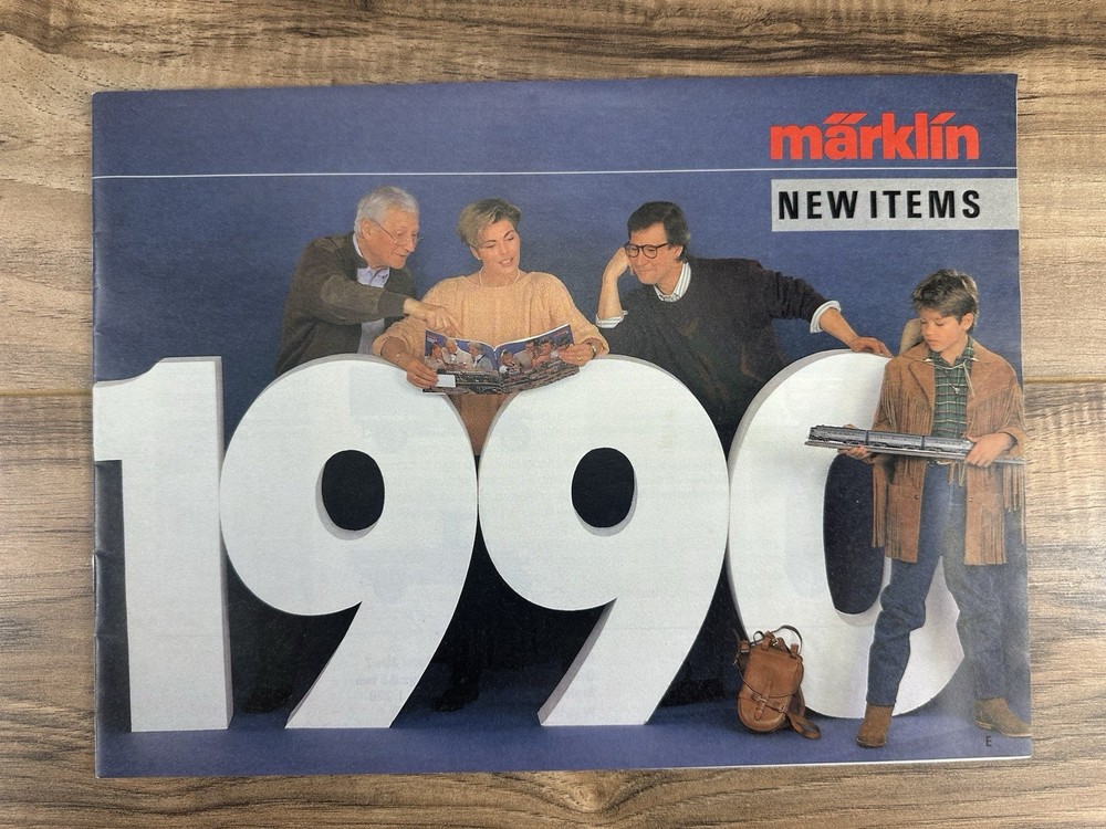 Vintage Original 1990 Marklin Model Train & Accessory Brochure Catalog